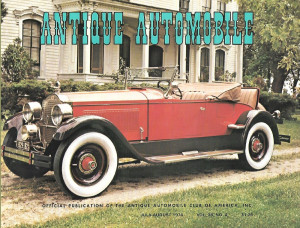 ANTIQUE AUTOMOBILE 1974 JULY - '26 PACKARD SER 236, '30 PLYMOUTH, '24 EXCELSIOR